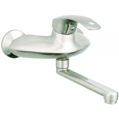 Bateria umywalkowa ścienna inox Deante Chili BDS 550M
